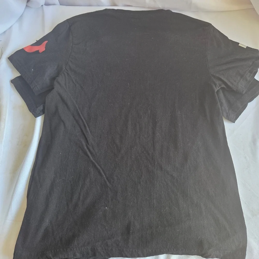 True Religion Mens T-Shirt Bundle 3 Pack Black Cotton Horseshoe Logo Y2K Medium